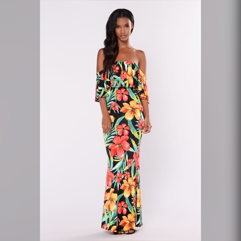 Paradise Peak Floral Dress